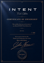 INTENT First Edition Complete Set